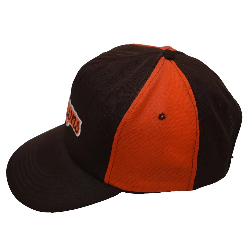 Vintage Cleveland Browns Snapback Hat Cap -- Adult Small / Medium -- Made in USA